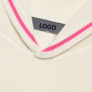 Pull ample et ample oversize unisexe personnalisé avec motif LOGO Pull à capuche en laine et cachemire - Product Image 6
