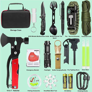 Kongbo 32 1 शिविर उत्तरजीविता गियर और उपकरण सामरिक बाहरी यात्रा बहुक्रियाशील उपकरण भूकंप आपातकालीन बैग किट - Product Image 2