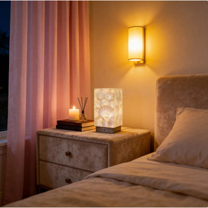 Modern Minimalist Seashell Table Lamp E27 LED 220V Switch Control Bedroom Decor Ambient Light - Product Image 5