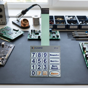Interrupteur à membrane numérique électronique personnalisé Kit de plaques d'interrupteur à bouton souple claviers et claviers personnalisés - Product Image 3