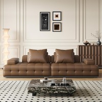 Ensemble canapé et table basse 2 pièces de luxe moderne pour salon d'appartement, avec option extérieur