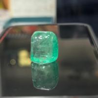 Esmeralda colombiana natural sin cortar forma caída espécimen suelto sin perforar piedra preciosa Esmeralda natural cruda