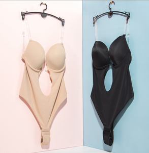 <span class=keywords><strong>Body</strong></span> sculptant sans <span class=keywords><strong>dos</strong></span> pour femmes, lingerie, <span class=keywords><strong>body</strong></span> sculptant intégral, slips sans couture, soutien-gorge plongeant profond avec string - Product Image 2