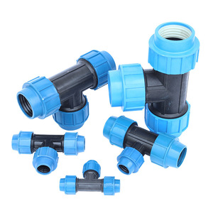 Raccords coudés en <span class=keywords><strong>polyéthylène</strong></span> haute pression Pn16, raccords en T et raccords à compression en PEHD pour système d'irrigation agricole - Product Image 5