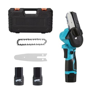Mini-<span class=keywords><strong>tronçonneuse</strong></span> sans fil rechargeable compatible avec la batterie <span class=keywords><strong>Makita</strong></span> pour la taille des petits arbres - Product Image 1