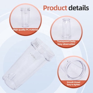 Conjunto de vaso de plástico de 16oz para licuadora Nija - Product Image 4