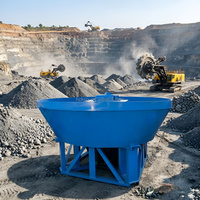 Unité complète de broyeur à moulin humide avec moteur pour la séparation de l'or alluvionnaire et de la roche dure