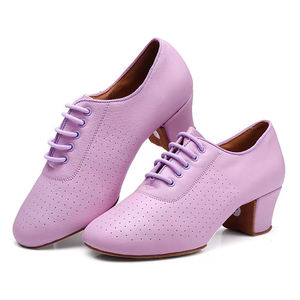 <span class=keywords><strong>Scarpe</strong></span> da ballo latino con suola morbida in pelle bovina da donna <span class=keywords><strong>scarpe</strong></span> da ballo Salsa professionale per interni personalizzabili colori e tacchi - Product Image 3