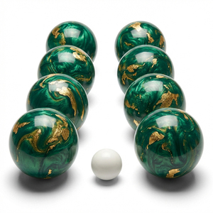 Elegante Set di Petanque in Resina, Palline <span class=keywords><strong>da</strong></span> <span class=keywords><strong>Bocce</strong></span> <span class=keywords><strong>Professionali</strong></span> di Grado Competitivo con Texture Marmorizzata per Club di Lusso - Product Image 6