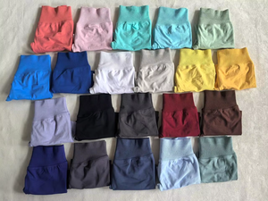 Shorts Deportivos de Compresión de Nailon de Secado Rápido, Cintura Alta, para Yoga, Fitness y Ciclismo, Personalizables - Product Image 4