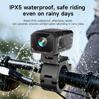Caméra de sport pour vélo D8 WiFi, enregistrement vidéo HD 2K, 140° °   Enregistreur grand angle avec application, étanche IPX5, pour vélo et moto
