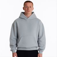 Sweat à capuche personnalisable de haute qualité en coton torsadé vieilli pour homme, noir, 400 g/m², pour les amoureux