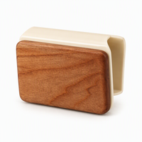 Diffuseur de parfum magnétique en bois de cerisier pour pare-soleil, rechargeable 15 ml, longue durée 60 jours, sans batterie, pour voiture