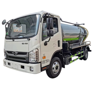 Precio de Fábrica, Camión de Succión al Vacío Foton 4X2 de 6 Ruedas y 5m³ para Limpieza de Fosas Sépticas y Recolección de Aguas Residuales - Product Image 1