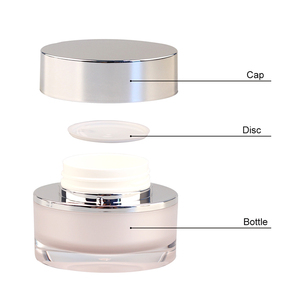 Thời Trang Hình Bầu Dục Hình Dạng Acrylic Mỹ Phẩm <span class=keywords><strong>Jar</strong></span> 50 Gam Acrylic Mỹ Phẩm <span class=keywords><strong>Jar</strong></span> 30 Gam Mỹ Phẩm Acrylic Kem Chum - Product Image 5