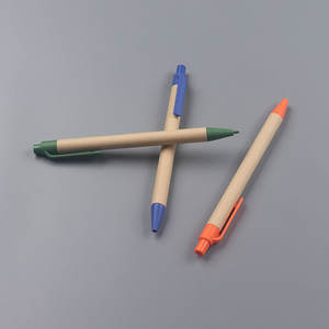 Bolígrafo promocional de cartón reciclado, bolígrafo de papel amigable con accesorios degradables en PA A - Product Image 3