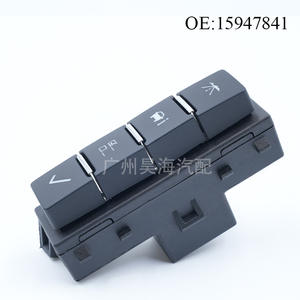 Commutateur de centre d'information du conducteur en plastique 15947841, applicable aux systèmes multimédias SILVERADO SIERRA 07-13 - Product Image 4