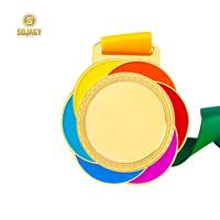 Fabricant de médailles de sport de marathon sur mesure, alliage de zinc 3D gravé, finition or, argent, cuivre, prix de la course à pied
