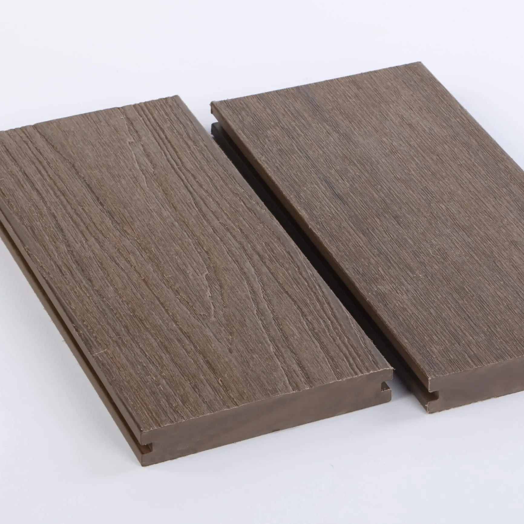 Pavimenti in Wpc composito di plastica di legno duro di legno duro di quercia solida pulita veloce