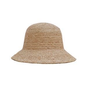 Sombrero trenzado de paja de rafia natural para mujer <span class=keywords><strong>Toyo</strong></span> Down Brim Cloche - Product Image 1