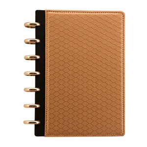 Venta al por mayor personalizable A5 registro DIY diario planificador cuaderno para FSC impreso desmontable seta agujero PVC Discbound registro - Product Image 2