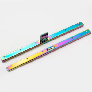 19cm Hardware Accessories Custom Rainbow Wallet Frame Metal Purse Frame Clutch frame