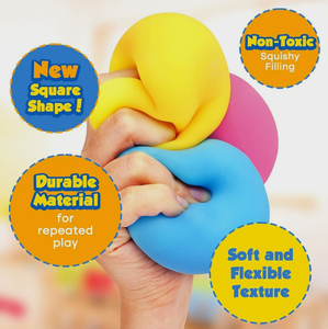 High Density Gel Ice Cube Square Decompression Vent Toy <b>Squishy</b> Stress Ball Squeeze Toys Stress Relief Sensory Toy - Product Image 2