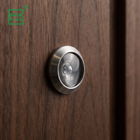 Viseur de porte de sécurité domestique personnalisé Doorplus UL, 25 mm, œil de poisson, grand angle