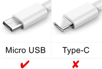 Cable Micro USB V8 de 30 cm, Cable de carga 2A TIPO C, chaqueta de PVC, blindaje trenzado para teléfono Android, Banco de energía, accesorios para teléfonos inteligentes