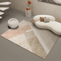 Tapis Morandi en cachemire épaissi à poils moyens, couverture de chevet, tapis de sol pour salon, tapis de balcon moderne et frais