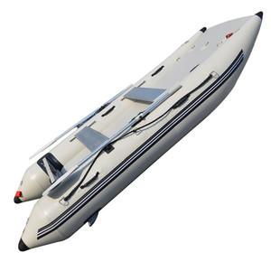 Thuyền hơi bơm hơi loại <span class=keywords><strong>catamaran</strong></span> 11 ft, xuồng hơi mini, màu xám - Product Image 2