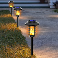 Lampe de jardin OEM étanche IP65 scintillement dansant faux feu flamme torches lampe extérieure LED solaire étincelle flamme jardin veilleuse