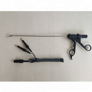 Laparoscopic機器プラスチックハンドル双極ケーブル付き双極凝固鉗子 - Product Image 2
