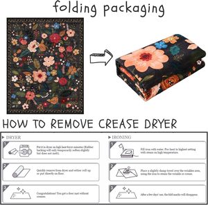 Vòng màu xanh lá cây hoa thảm với côn trùng mô hình hoàn hảo cho phòng khách sofa cạnh giường ngủ sàn Mat quà tặng giáng sinh - Product Image 6