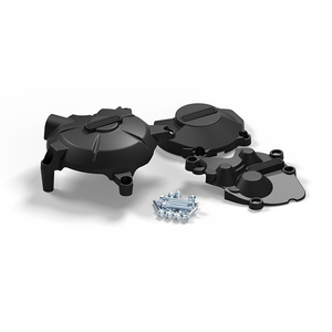 Accessoires de moto pour Ninja ZX-6R 2007-2026 : Kit de protection inférieure du moteur et cache capteur de pulsation (Nylon+Fibre de verre) - Product Image 4