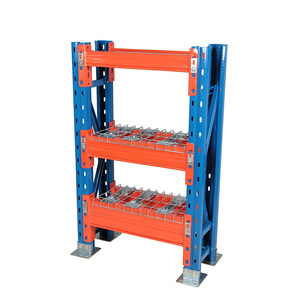 Heavy Duty Industrial Warehouse Storage Rack Teardrop Pallet <b>Racking</b> <b>System</b> with Diamond Holes for Cargo Storage - Product Image 2