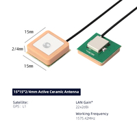Antenne GPS simple HONGXIN, antenne L1, antenne céramique active intégrée, avec câble de 120 mm et connecteur IPX
