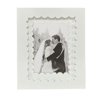 AHOME cadre Photo Mdf 5x7 cadre Photo blanc cadre en bois festonné Art mural décoration de la maison
