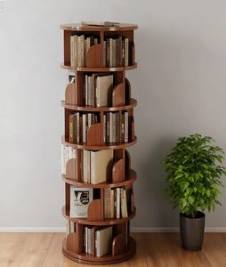 Libreria Girevole a 360 Gradi da Terra, Scaffale Angolare <span class=keywords><strong>per</strong></span> <span class=keywords><strong>Cameretta</strong></span> dei Bambini, Mobile Contenitore Semplice <span class=keywords><strong>per</strong></span> Uso Domestico - Product Image 4