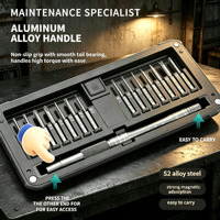 Jeu de tournevis de précision, embouts allongés, tige flexible universelle, outils de réparation pour téléphone et ordinateur portable