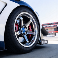 Jantes forgées R6 à 6 branches, finition argent poli, déport profond, 18 19 20 21 22 pouces, 5x100 5x114.3 5x120, compatibles Supra 350Z 370Z S15 GTR Z33 GT86