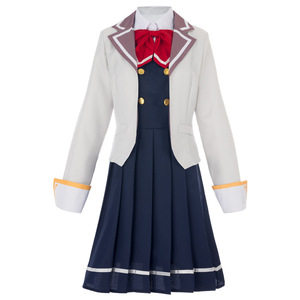 Redman Anime Ellie School <b>Uniform</b> Cosplay <b>Costume</b> Full Set With Bow Tie - Product Image 5