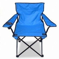Chaise pliante portable en gros pour le camping, les pique-niques, la pêche, la plage, avec poignée en tissu pour le dessin décontracté, mobilier d'extérieur