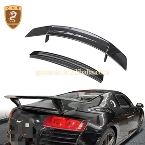 For 2008-2015 Audi R8 Vors Style Dry <strong>Carbon</strong> <strong>Fiber</strong> Rear Trunk <strong>Spoiler</strong> Wing - Product Image 4