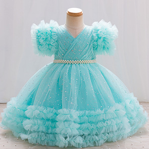 Vestido <span class=keywords><strong>de</strong></span> <span class=keywords><strong>Cumpleaños</strong></span> para Niña, Vestido <span class=keywords><strong>de</strong></span> Princesa para Fiesta Infantil, Vestido <span class=keywords><strong>de</strong></span> Alta Calidad - Product Image 4