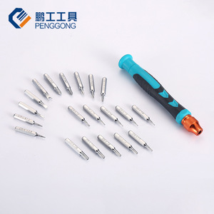 Penggong <b>Precision</b> <b>Screwdriver</b> Set 21pcs Chrome Vanadium Steel Magnetic For Mobile Phone Watch Repair - Product Image 1