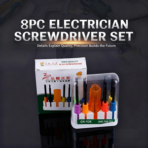 Juego de destornilladores para <span class=keywords><strong>electricista</strong></span> de 8 piezas: herramienta manual multiusos para el hogar y el taller - Product Image 1