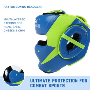 Chất lượng cao trẻ em chuyên nghiệp đấm bốc bảo vệ đầu MMA Mũ kicboxing Mũ bảo hiểm - Product Image 2