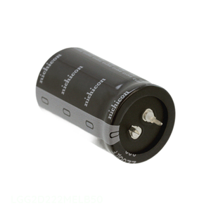 Condensateur à traversée de canal (THC) en aluminium 2200uF 20% 200V SNAP TH LGG2D222MELB50 2200 uF - Product Image 1