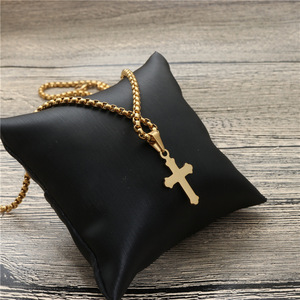 <b>Cross</b> Pendant Necklace Zinc Alloy Unisex Fashion Jewelry Gift - Product Image 4